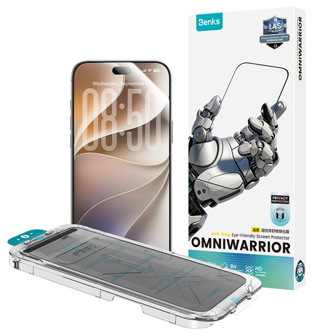Verre trempé Benks OmniWarrior avec pour IPhone 18 pro