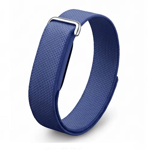 Bracelet de rechange en nylon pour Google Fitbit Air-Bleu nuit