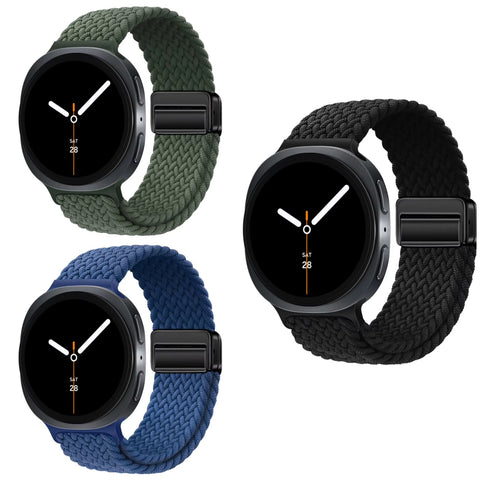 Bracelet de rechange en nylon tressé pour Samsung watch 9/8/8 Classic