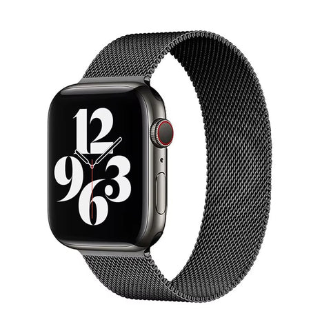 BRACELET MILANAIS-GRIS FONCÉ POUR APPLE WATCH 42/44/45/46/49MM (Copie)
