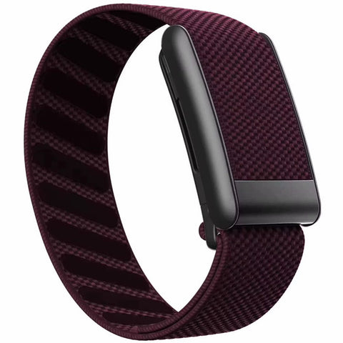 Bracelet FlexKnit en Nylon pour Whoop 5.0(One/Peak/Life)-Bordeaux (Avec Logo Whoop)