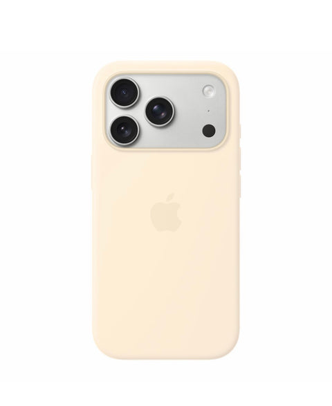 Coque Silicone Magsafe compatible iPhone 17 pro max-Beige