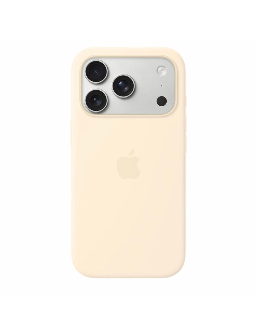 Coque Silicone Magsafe compatible iPhone 17 pro max-Beige