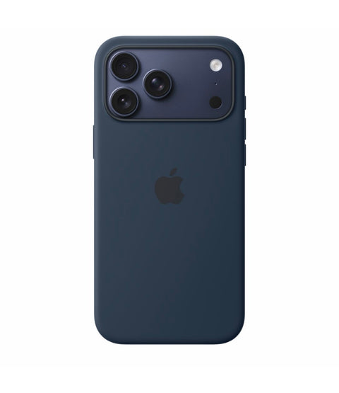 Coque Silicone Magsafe compatible iPhone 17 pro max-Bleu nuit