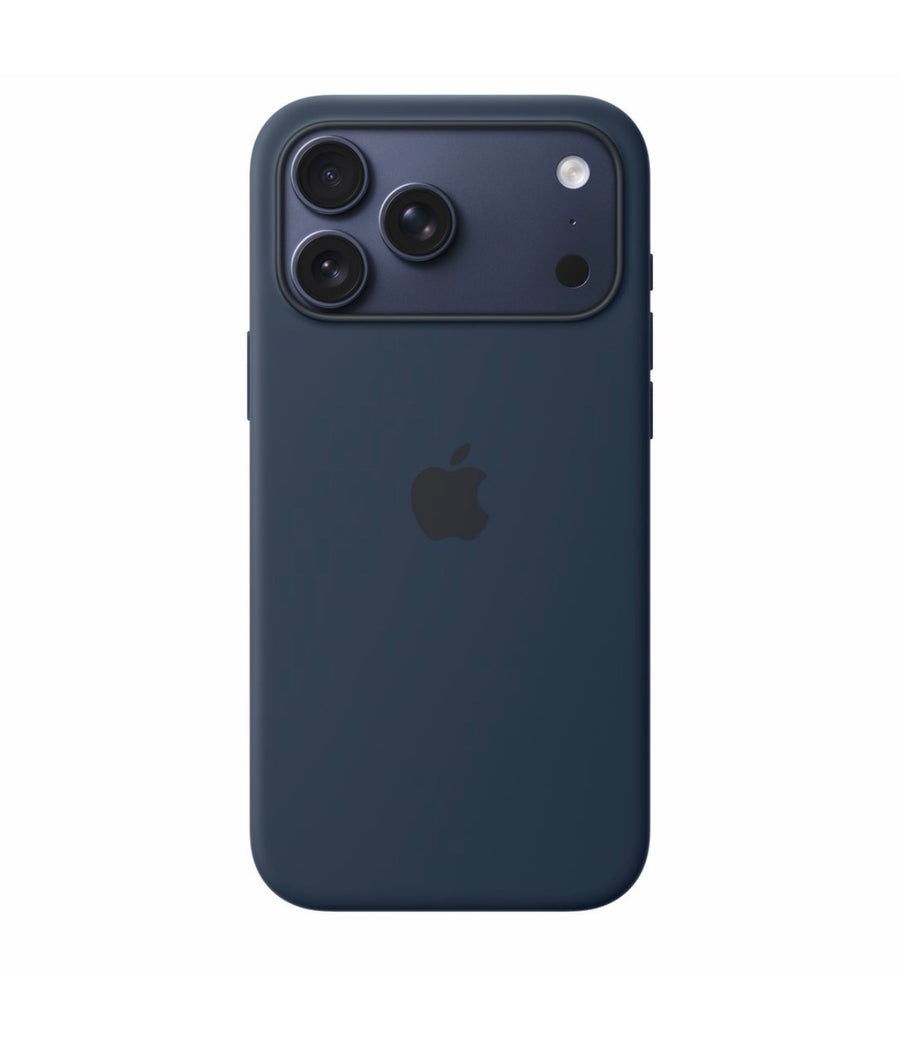 Coque Silicone Magsafe compatible iPhone 17 pro max-Bleu nuit