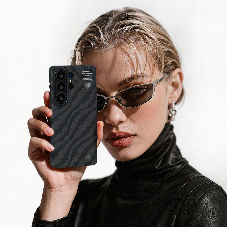 Coque AIRITY EN FIBRE D'ARAMIDE BAMABOO POUR SAMSUNG S26 ULTRA