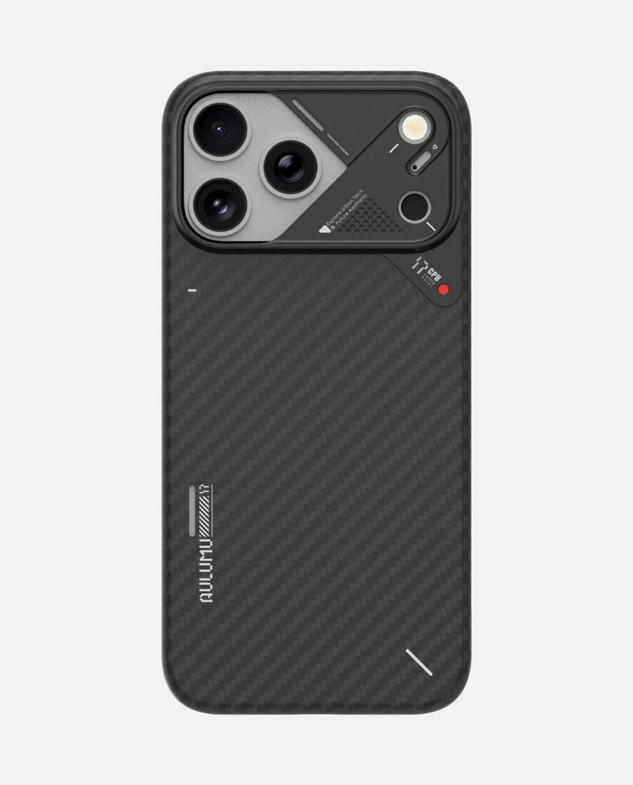 COQUE AULUMU A17 EN FIBRE D'ARAMIDE POUR IPHONE 17 PRO MAX