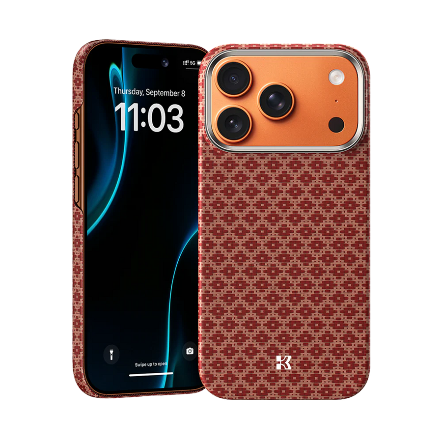 COQUE BENKS ArmorGrid Terra Orange IPHONE 17 PRO MAX