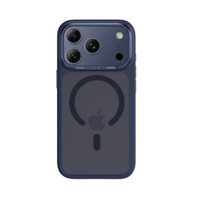 COQUE BENKS MIST COMPATIBLE IPHONE 17 PRO -Bleu