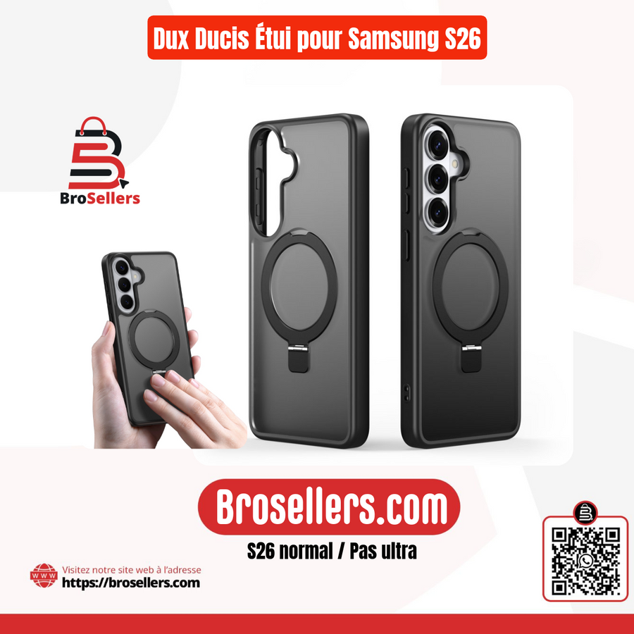 ÉTUI DUX DUCIS POUR SAMSUNG S26(simple) - Noir