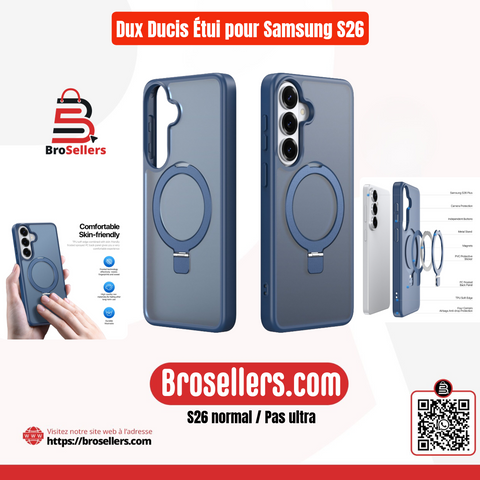 ÉTUI DUX DUCIS POUR SAMSUNG S26(simple) - Bleu