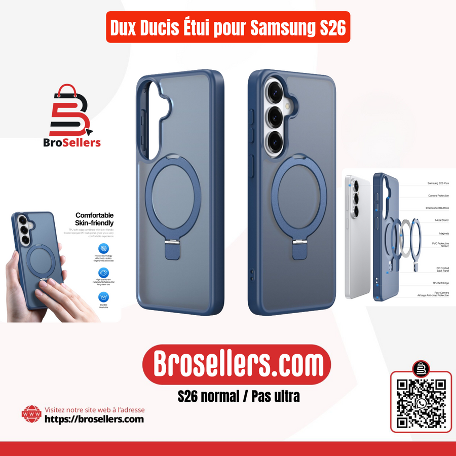 ÉTUI DUX DUCIS POUR SAMSUNG S26(simple) - Bleu
