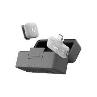DJI Mic Mini 2 (1 émetteur + 1 récepteur mobile + boîtier de charge), micro sans fil, autonomie de 24 h, ultraléger, idéal pour les vlogs et les streaming