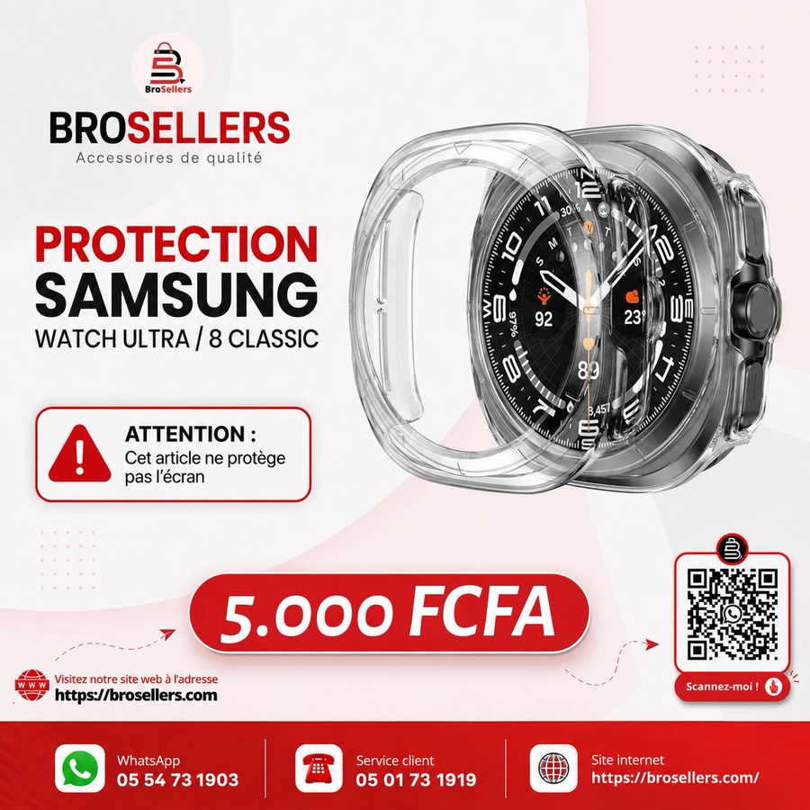 Protection Pour Samsung watch ultra / 8 Classic