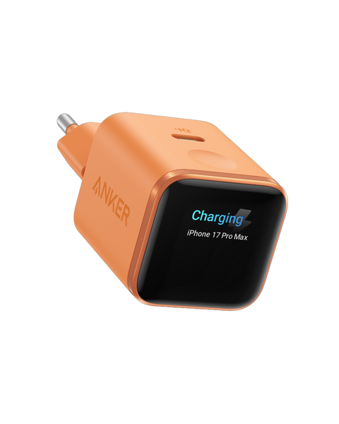 Anker Nano Chargeur (45W, intelligent )-Orange