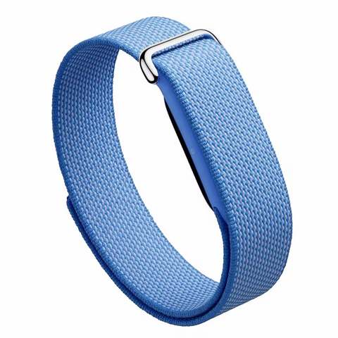 Bracelet de rechange en nylon pour Google Fitbit Air-Bleu