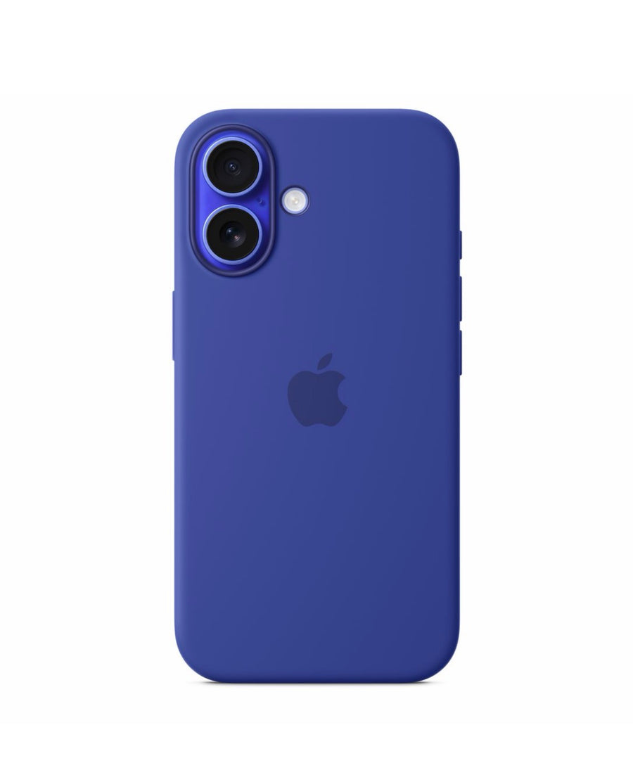 IPhone 16 Coque Silicone Magsafe - BLEU