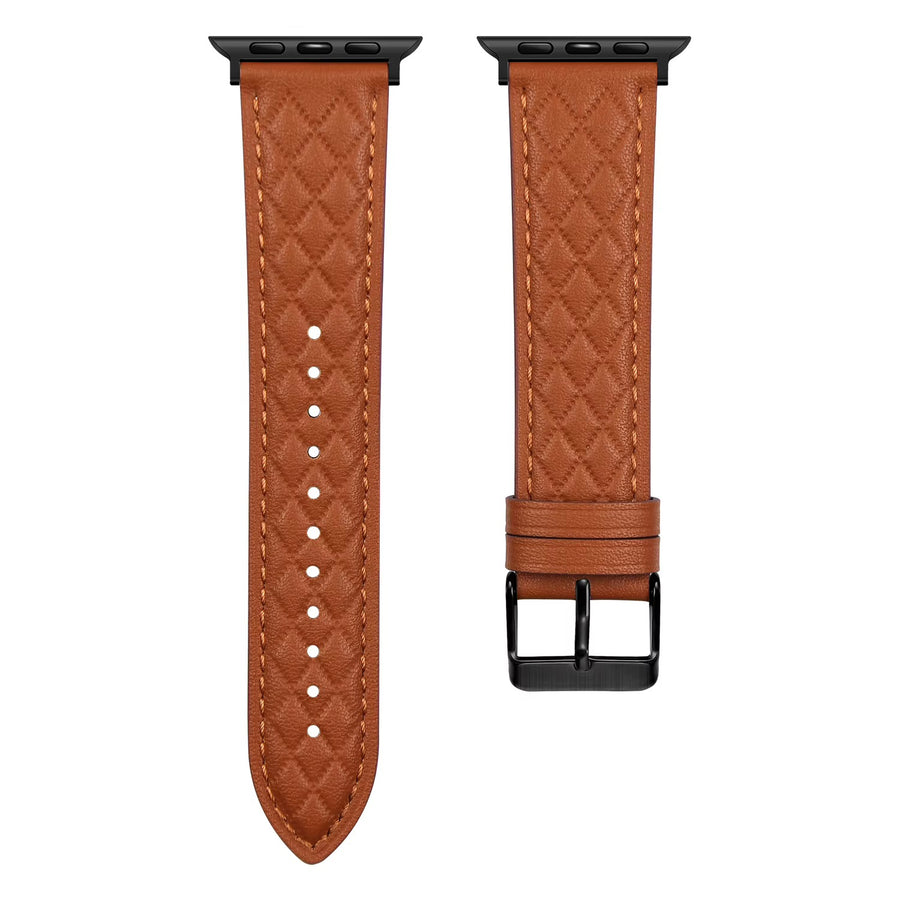 Bracelet en cuir Vintage Marron-pour Apple watch 44/45/46mm