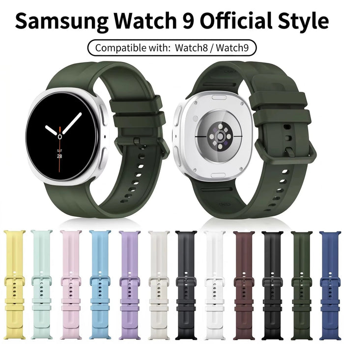 BRACELET SILICONE NEW SAMSUNG WATCH 9/8/8 CLASSIC