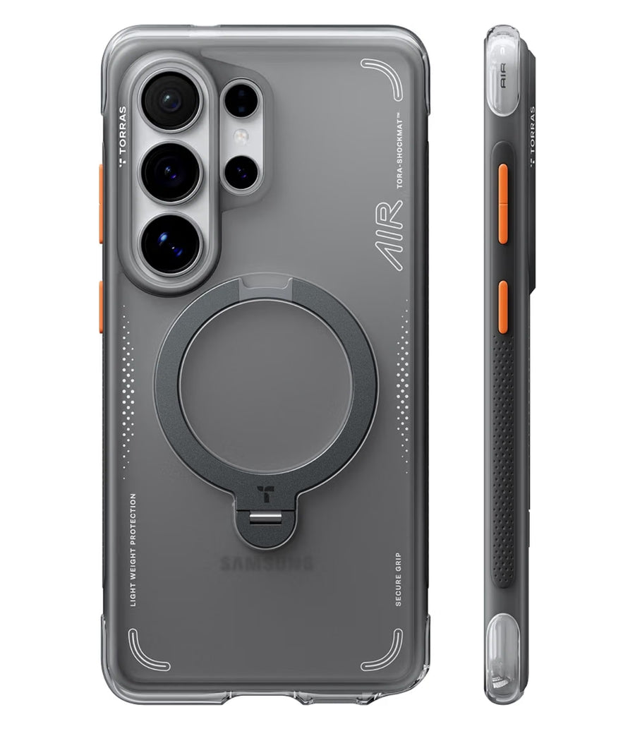 Torras Ostand Q3 Air for Samsung S26 Ultra-Noir
